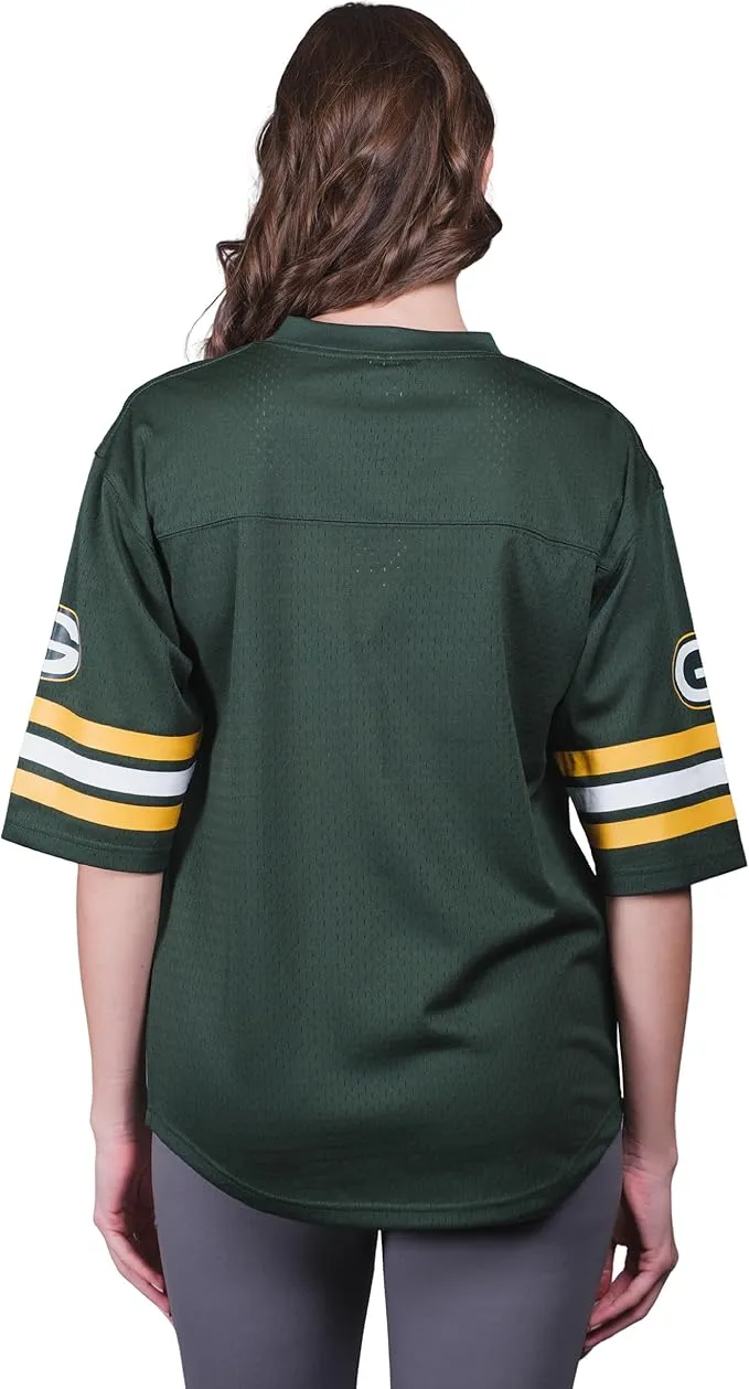 NFL Official Women's Soft Mesh Vintage Gameday Shirt|Green Bay Packers