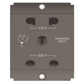 Norisys Square Series Shaver Socket With Transformer 220/110V 2M S7723 .23