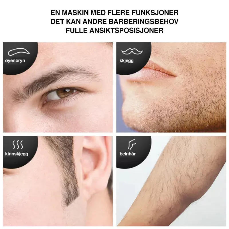 Nose and ear hair trimmer - wireless and portable