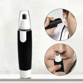 Nose and ear hair trimmer - wireless and portable