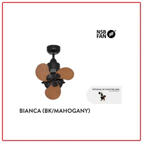 NSB BIANCA (Variety of Colours) 15 Inch AC Motor with Remote Control Ceiling Fan