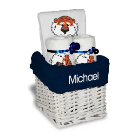 Personalized Auburn Tigers Aubie Small Basket - 4 Items