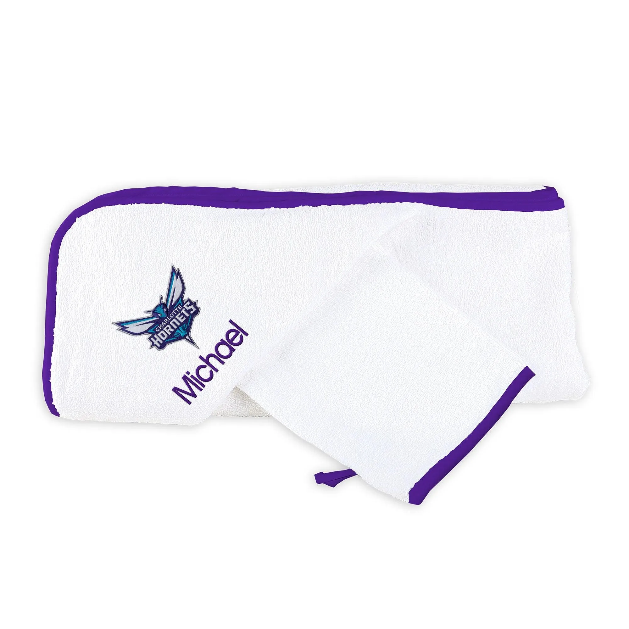 Personalized Charlotte Hornets Large Basket - 9 Items