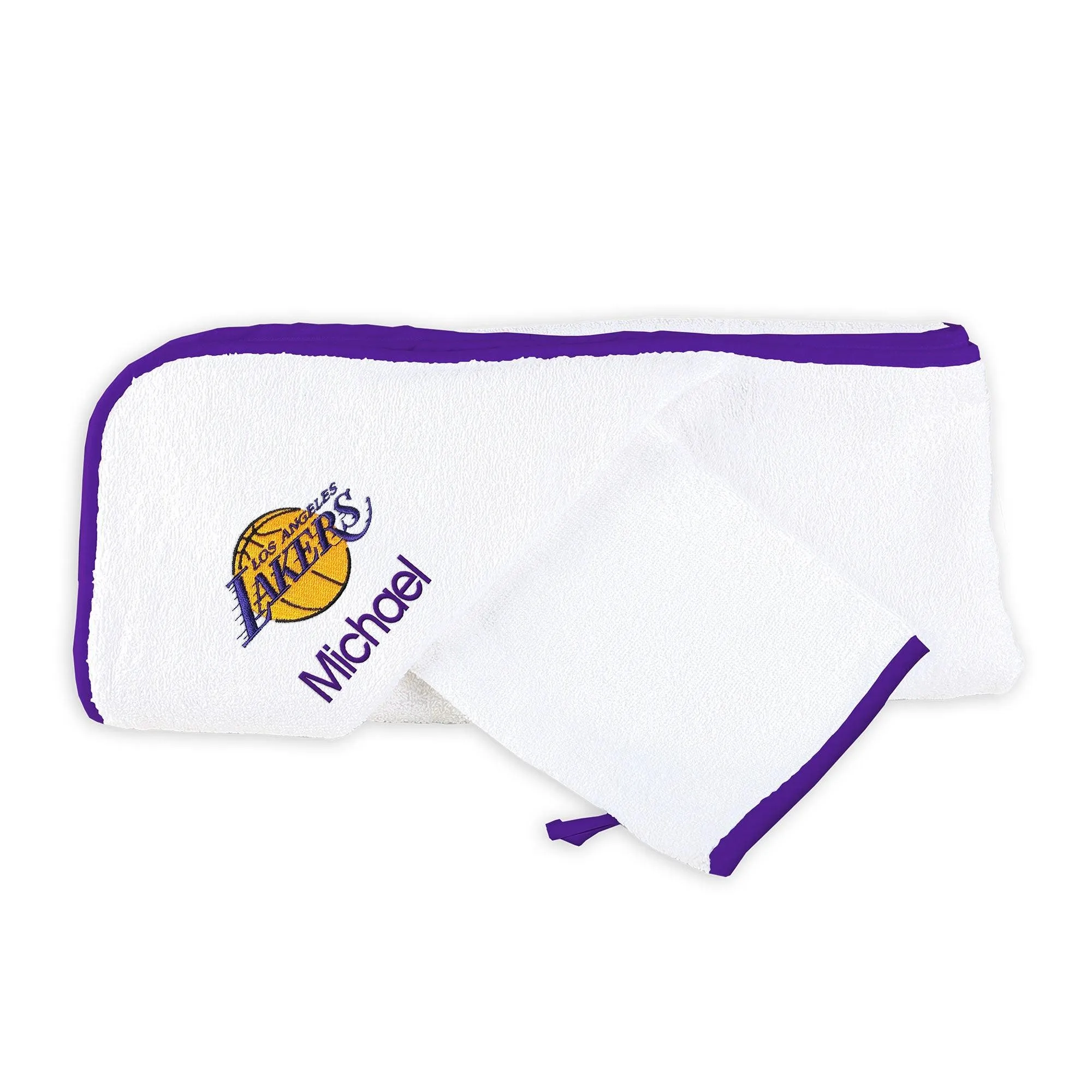 Personalized Los Angeles Lakers Large Basket - 9 Items