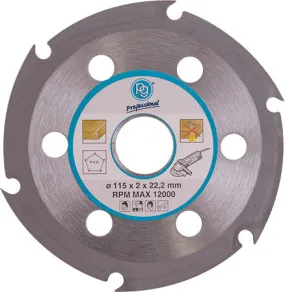 Pg Blade 6 Teeth 115Mm For Wood On Angle Grinder