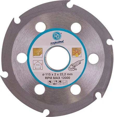 Pg Blade 6 Teeth 115Mm For Wood On Angle Grinder