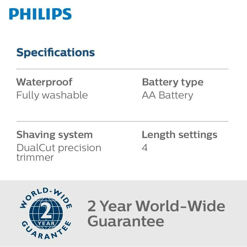 Philips MG1100/16 Multigroom Series 1000 Ultra Precise Beard Styler