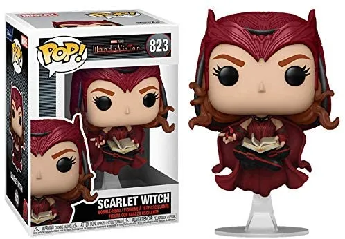 POP Marvel: WandaVision - The Scarlet Witch Funko Pop! Vinyl Figure (Bundled with Compatible Pop Box Protector Case)