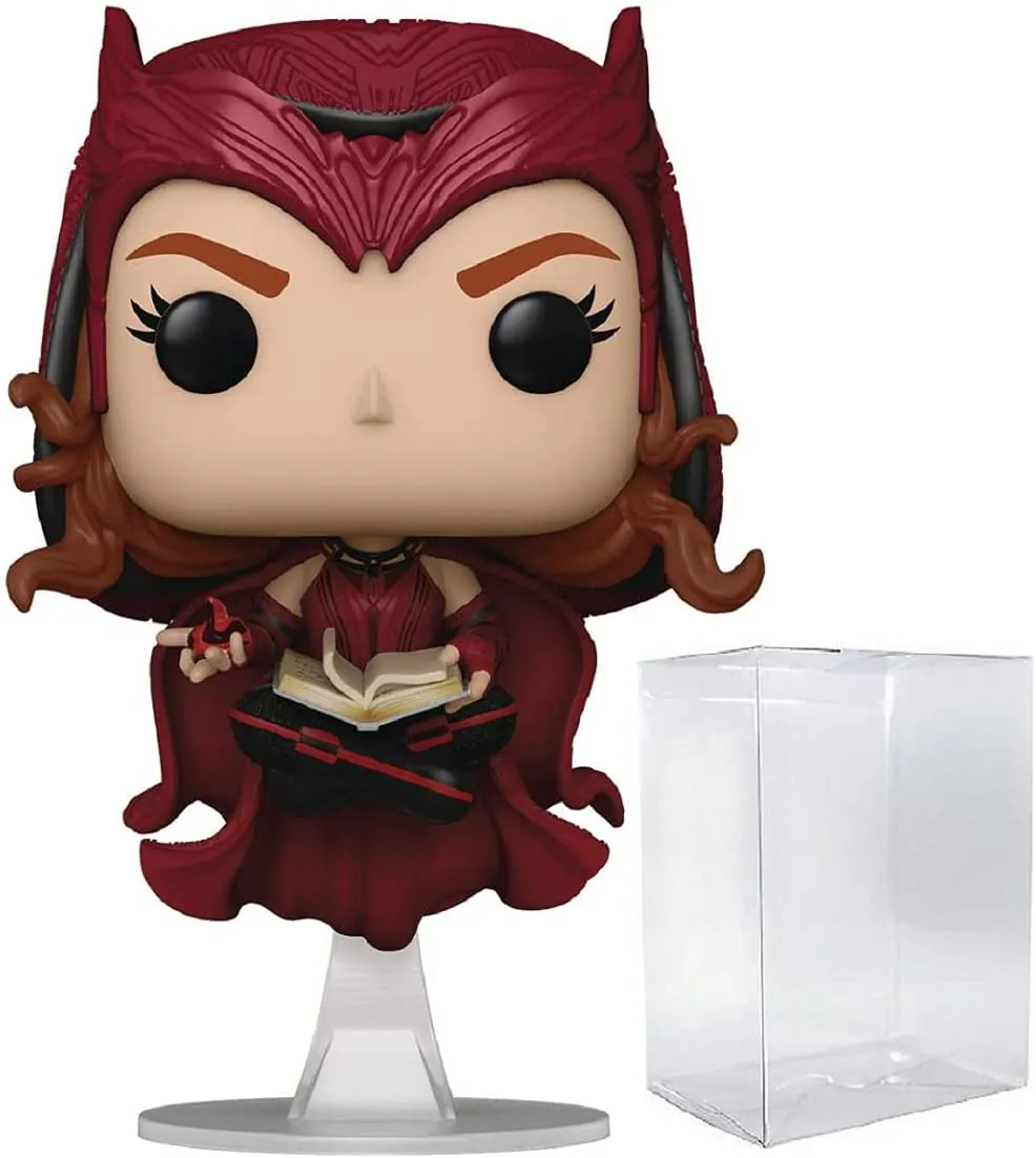 POP Marvel: WandaVision - The Scarlet Witch Funko Pop! Vinyl Figure (Bundled with Compatible Pop Box Protector Case)