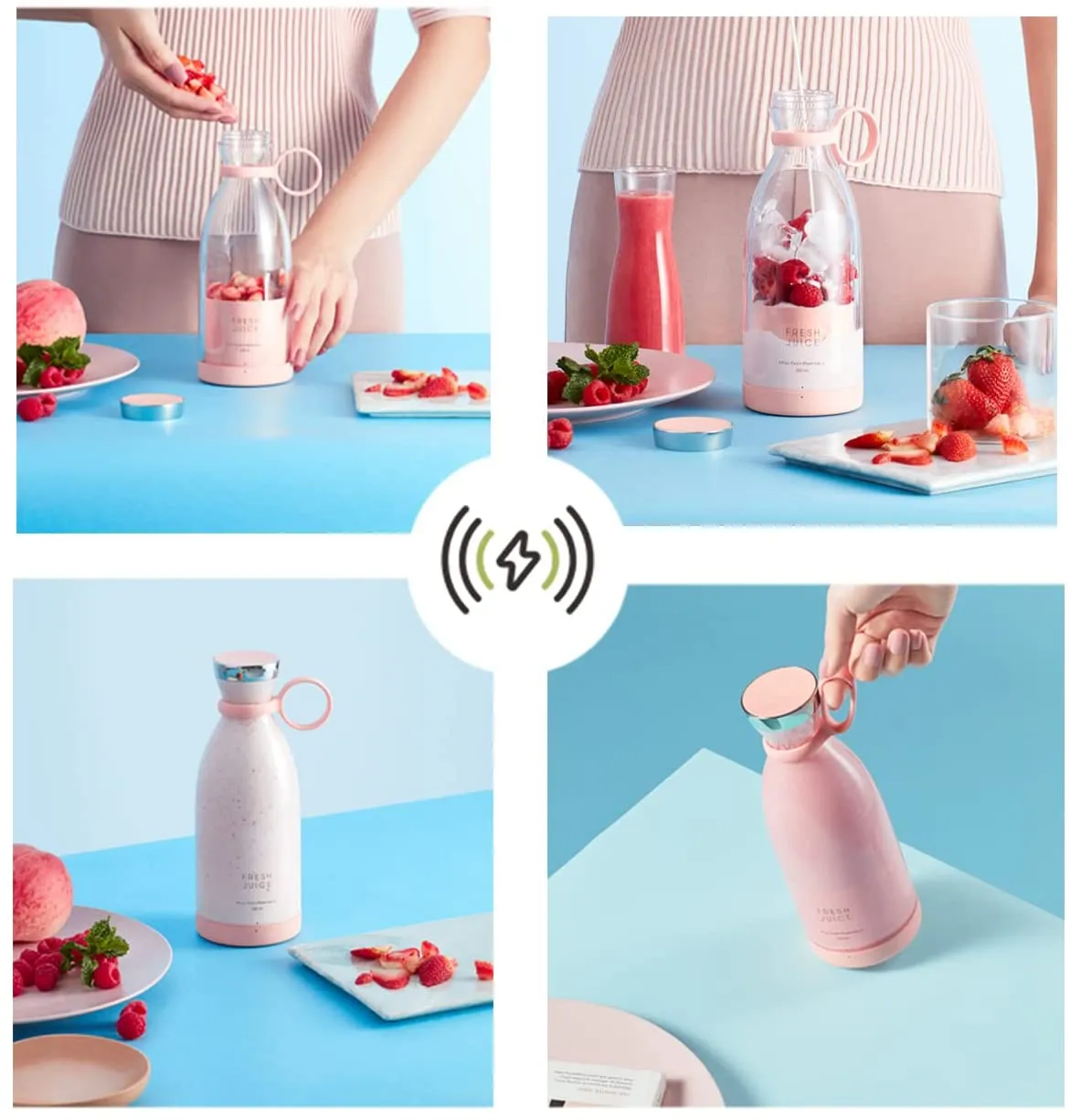 Portable Electric Juicer Cup