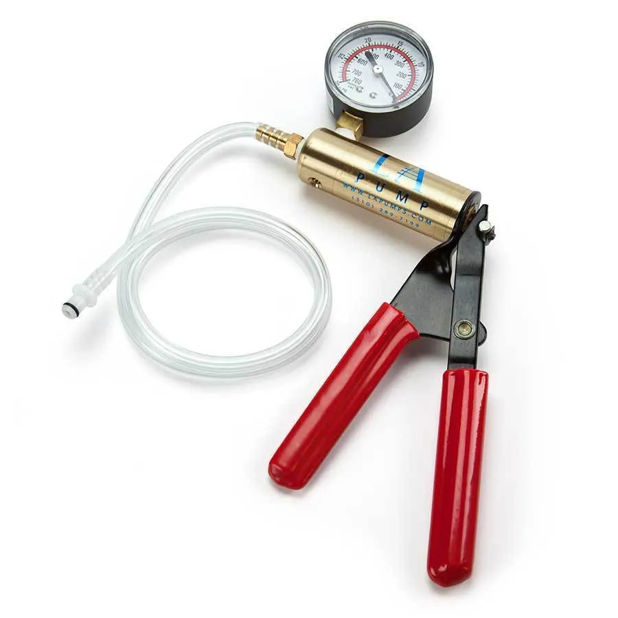 Premium Trigger Grip Metal Hand Pump & Gauge for Penis Pumps