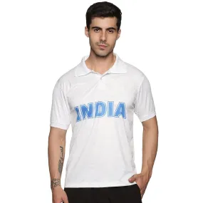 Prokick Indian Cricket Fan Jersey Polo Neck T-Shirt