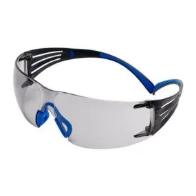 Protective Glasses - 3M SecureFit Protective Eyewear 400 Series, Indoor/Outdoor Scotchgard Anti-Fog Lens, SF407SGAF-BLU