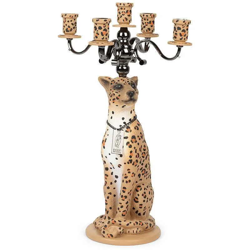 Proudly Crowned Panther Candle Holder