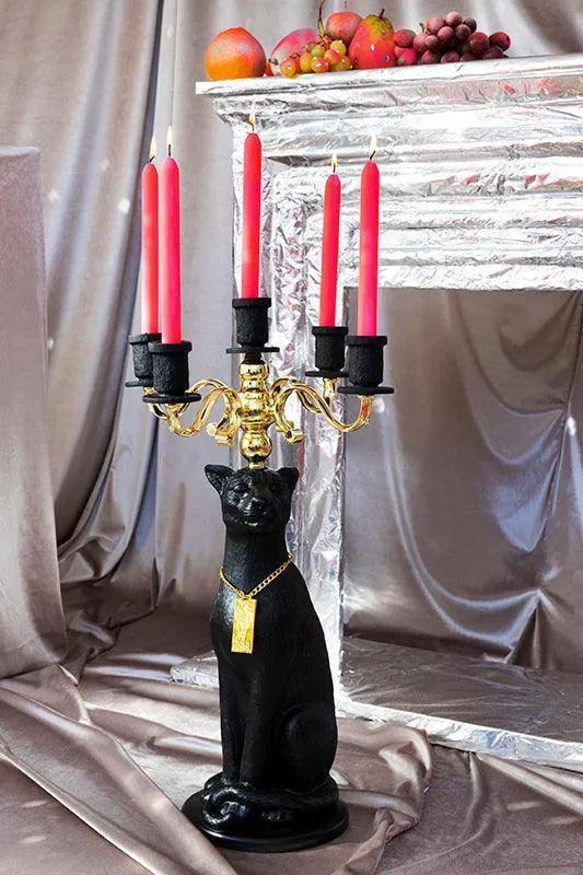 Proudly Crowned Panther Candle Holder