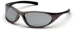 Pyramex Zone Silver Frame/Silver Mirror Lens Safety Glasses Dozen