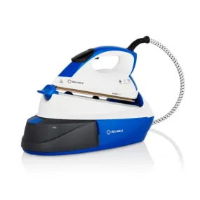 Reliable 125IS Maven Steam Iron - 1500W Ironing Station with Ceramic Soleplate, Iron Lock for Easy Carry, 1 Ltr Removable Water Tank and Auto Shut-Off, Digital Display, Continuous Home Steam Iron