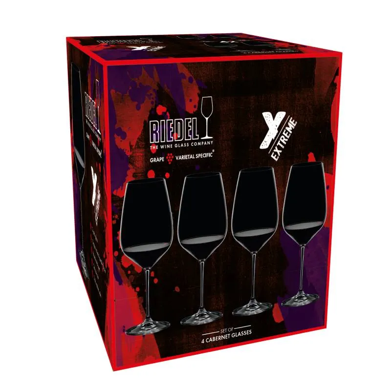 RIEDEL EXTREME CABERNET - SET OF 4 - MADE IN GERMANY