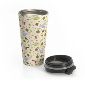 Roaming Rancher in Tamablume Cream - Stainless Steel Travel Mug