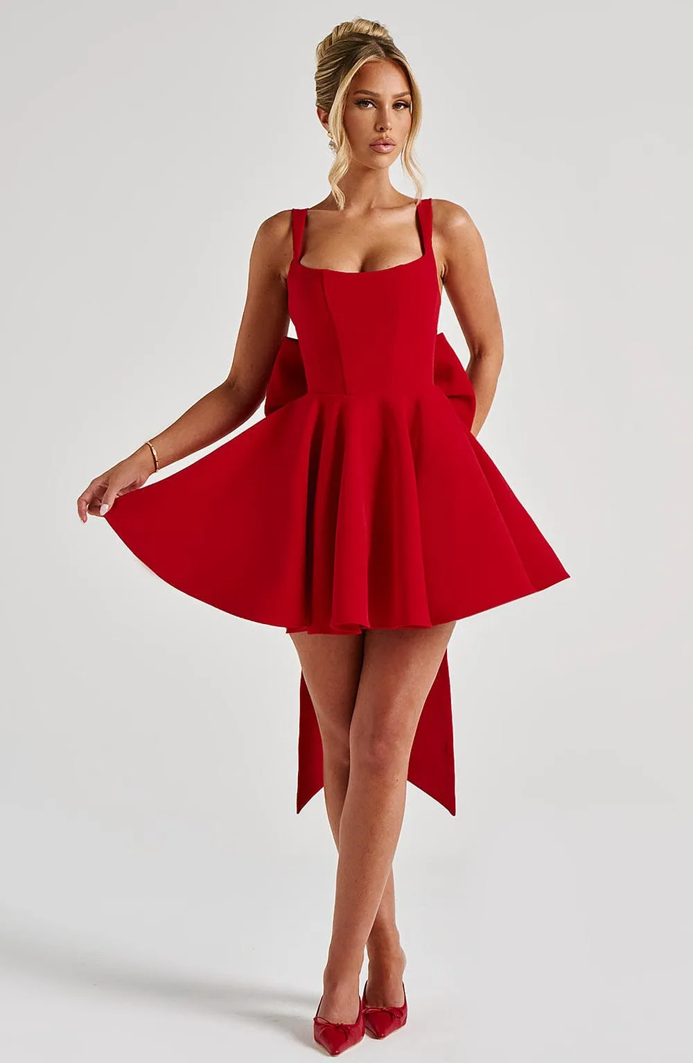 Rue Mini Dress - Red