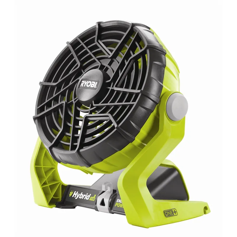 Ryobi One  Hypergreen 18V Hybrid Portable Fan - Skin Only