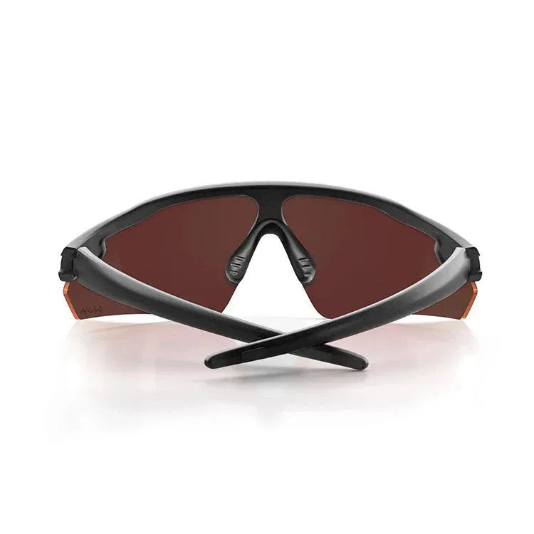 Safestyle Phantoms Matte Black Frame Reflectors Red Lens (PHMBRT100)