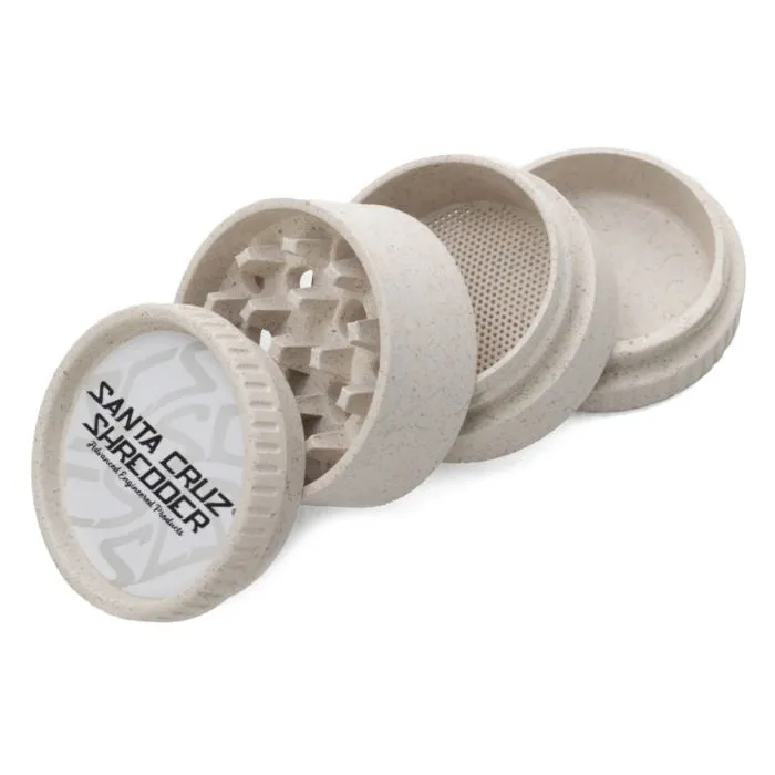 Santa Cruz Shredder - Coloured 4pc Hemp Plastic Grinder