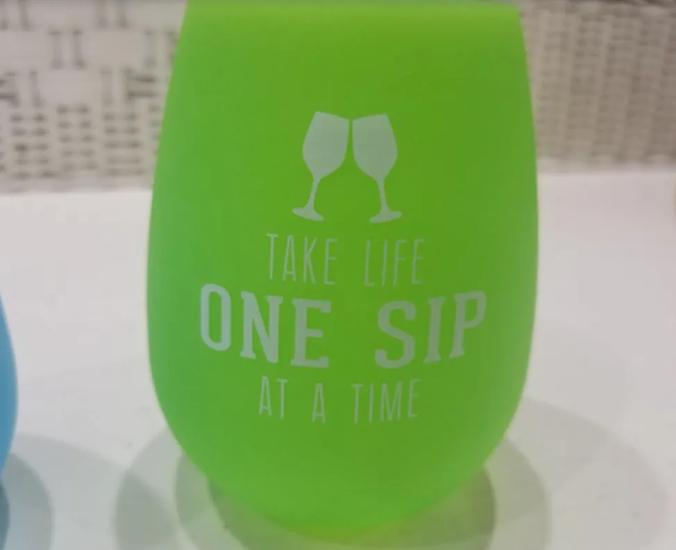 Silicone Stemless Wine Glass