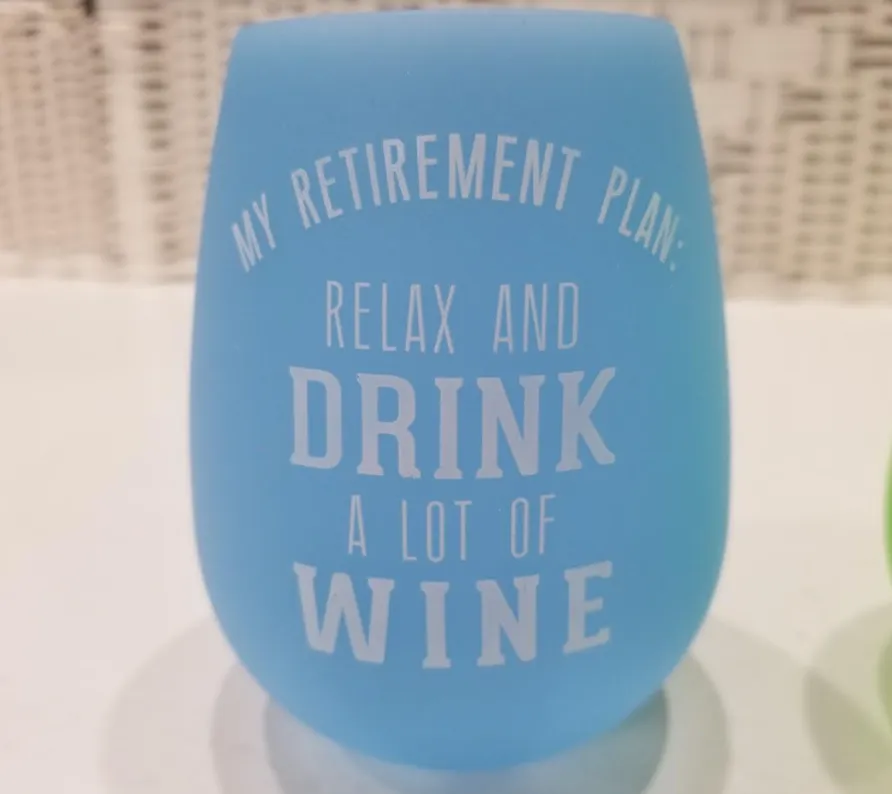 Silicone Stemless Wine Glass