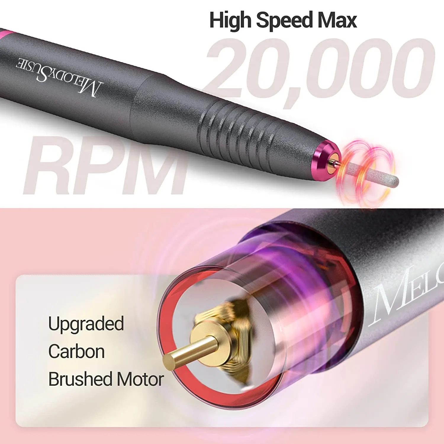 Silvia(PC150C) Portable Nail Drill 20,000RPM