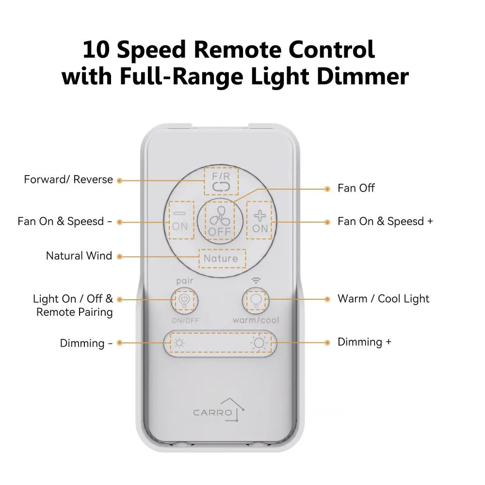 Skobeloff 52 inch Smart Ceiling Fan with LED light and Remote