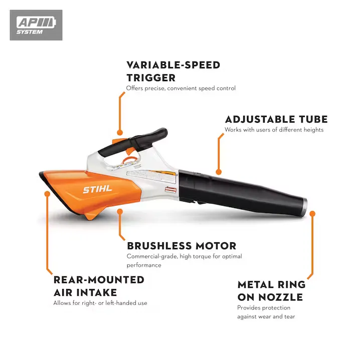 Stihl | BGA 200 Battery-Powered Blower | w/o battery & charger (BA01 011 5901 US)