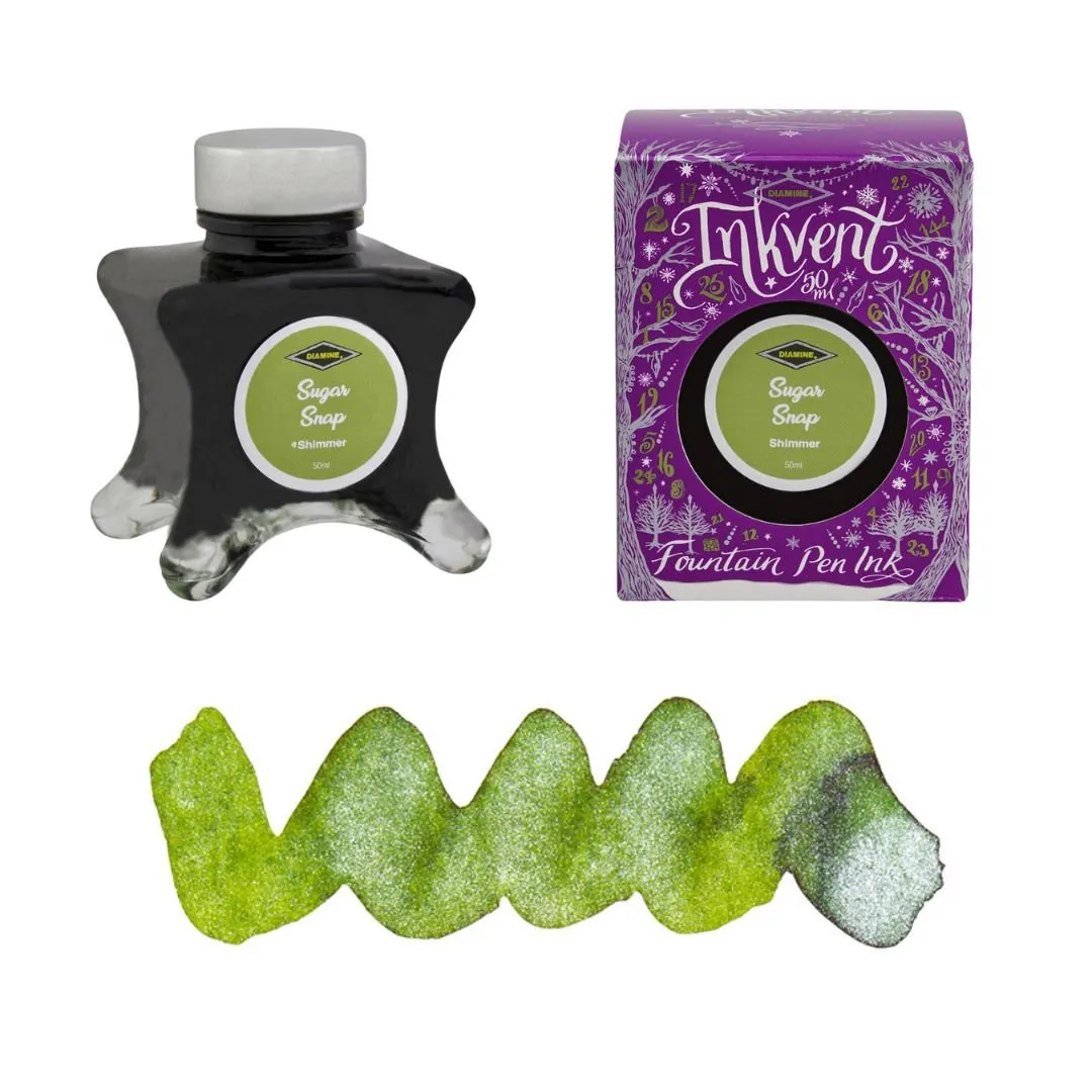 Sugar Snap Diamine 50ml Fountain Pen Ink Purple Inkvent Edition