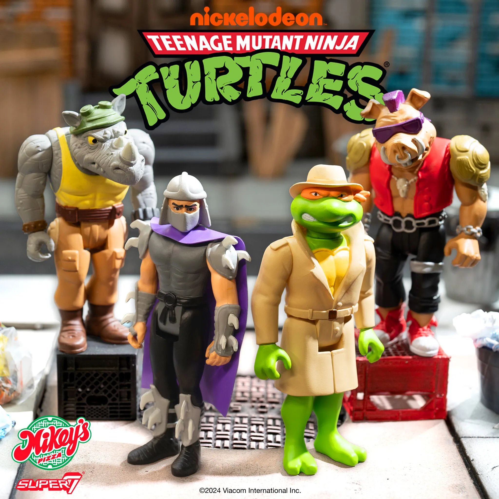 Teenage Mutant Ninja Turtles ReAction Figures Wave 10 - Undercover Michelangelo (Weird Pizza To Go)