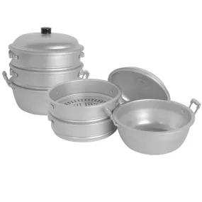 Thunder Group ALST008 Steamer Set, 15" dia.