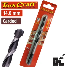 Tork Craft DRill Bit Masonry/Concrete  14mm 1/Card DR80140