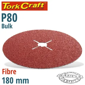 TORK CRAFT FIBRE DISC 180MM 80 GRIT BULK ABR56080