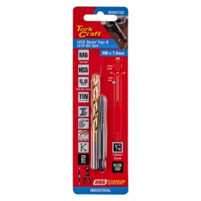 Tork Craft | Tap HSS 6X1.0mm & Drill 5.0mm 2Pc Set