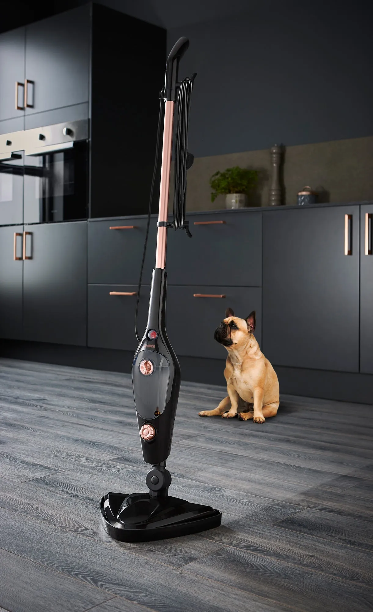 Tower RSM16 Multi Function 16-in-1 Steam Mop - Black/Rose Gold