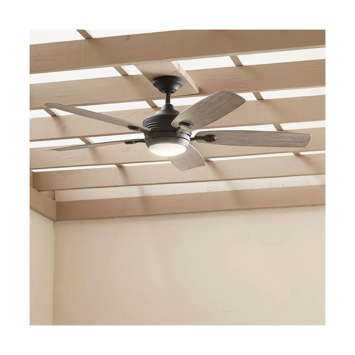 Tranquil Weather  56 Inch Olde Bronze LED Wet Rated Ceiling Fan with Remote