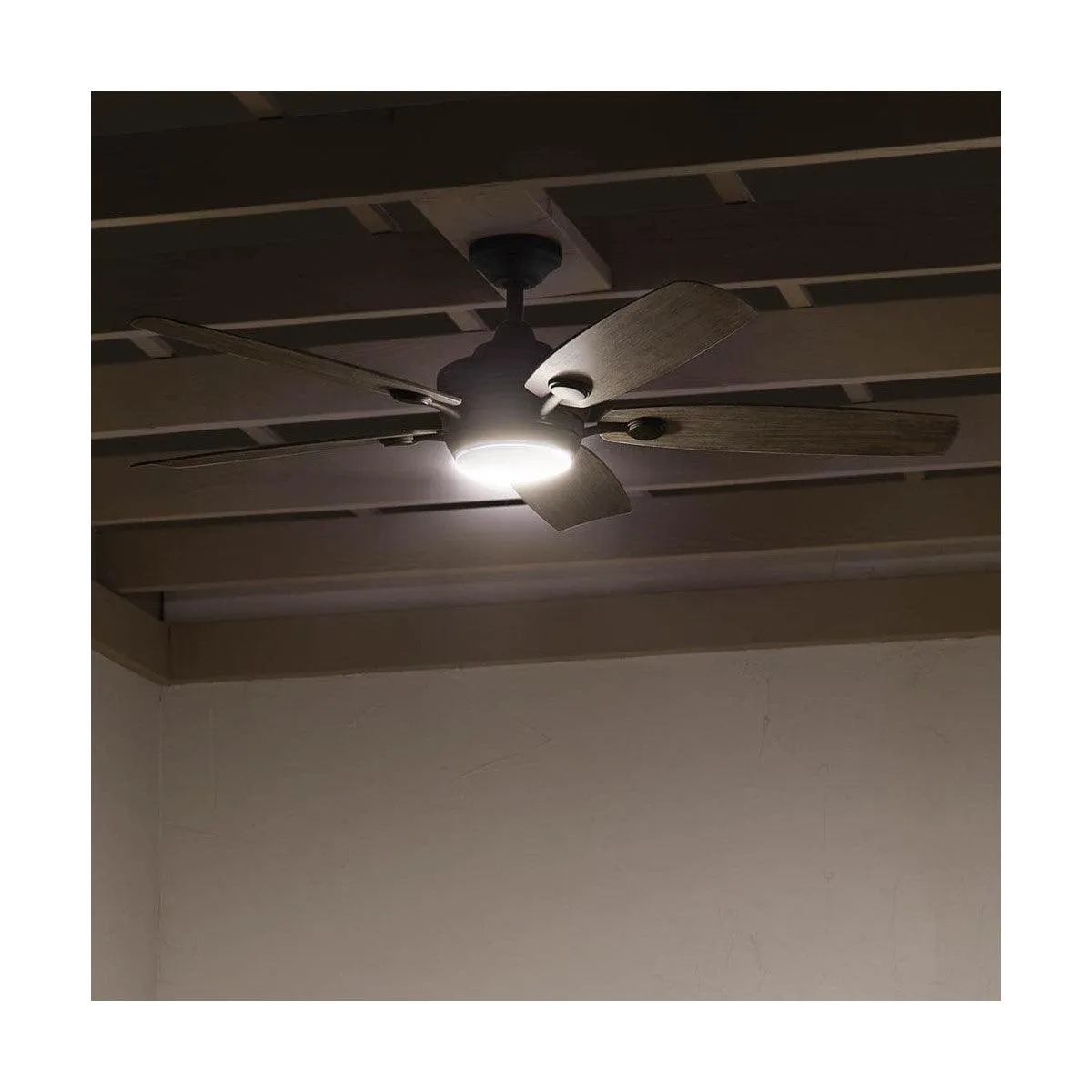 Tranquil Weather  56 Inch Olde Bronze LED Wet Rated Ceiling Fan with Remote