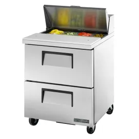 True TSSU-27-08D-2-HC 27" Sandwich/Salad Prep Table