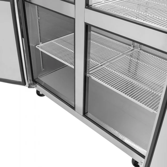 Turbo Air - M3F47-4-N, Commercial 51" Reach-in Freezer M3 Series Stainless Steel Two-section 42.1 cu.ft.