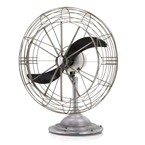 Vintage Chrome Two-Bladed Table Fan