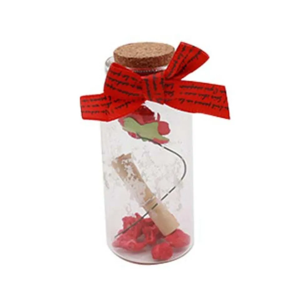 Washing Bottle Rose Valentine 7x2.8cm 20ml