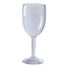 Yanco SM-08-WI 8 Oz Clear Plastic Stemware Wine Glass, Pack of 24