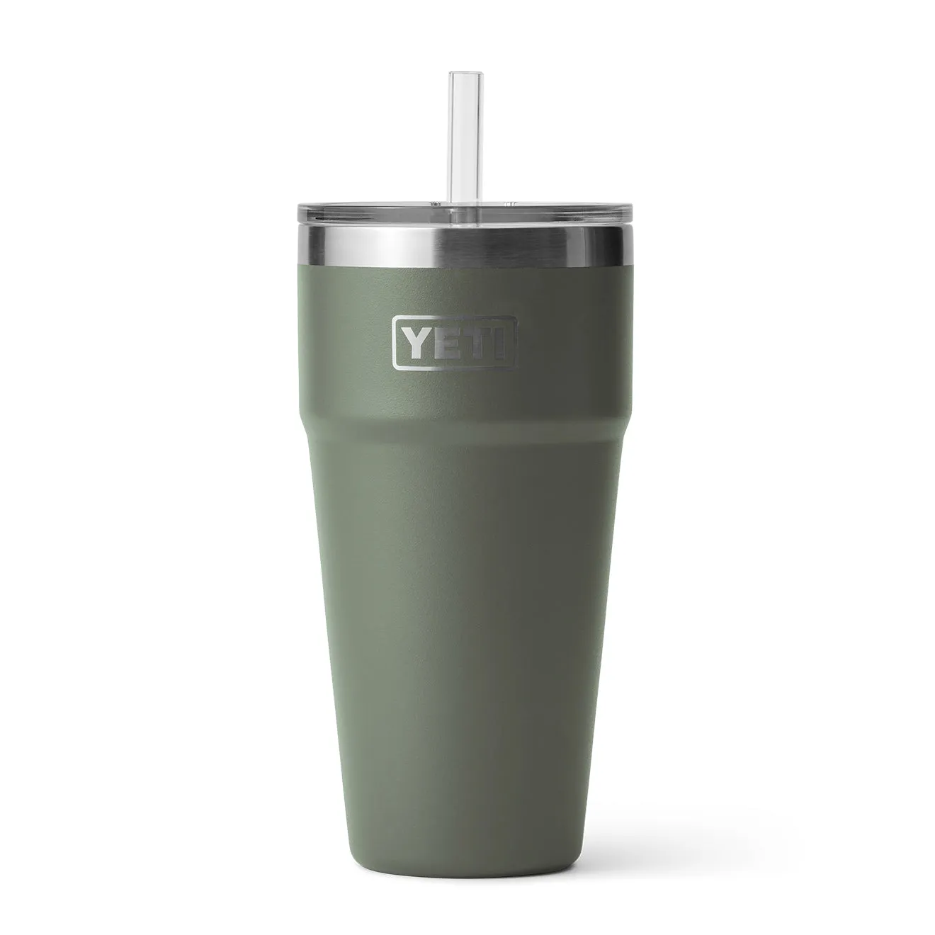 Yeti Rambler 26oz Straw Cup Camp Green