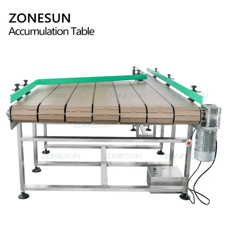 ZS-CB190 Automatic Round Plastic Bottle Unscrambler Glass Bottle Accumulation Table Conveyor Sorting Turntable Feeding Machine